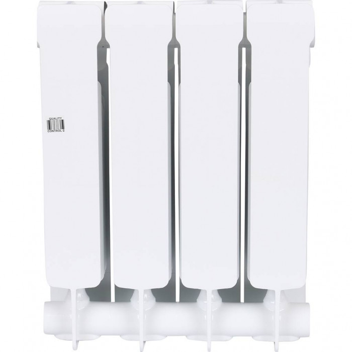 Биметаллический радиатор RIFAR BASE 350, 4 секций, боковое подключение, белый