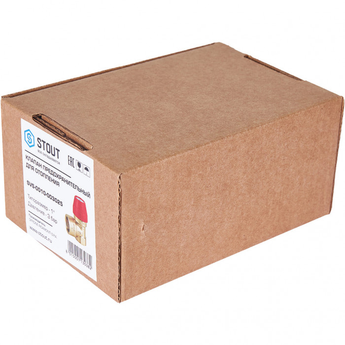 STOUT SVS-0010-003025 клапан предохранительный для отопления 30 x 1 (477.332)