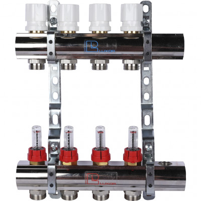 Коллектор в сборе с расходомерами LUXOR CD 477/4
