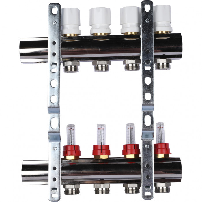 Коллектор в сборе с расходомерами LUXOR CD 477/4