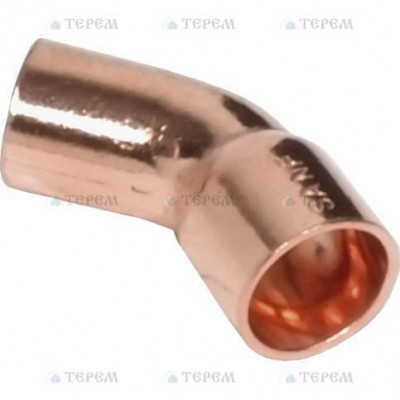 Sanha 5040 отвод 45° ВП-НП, медь 28, для медных труб под пайку