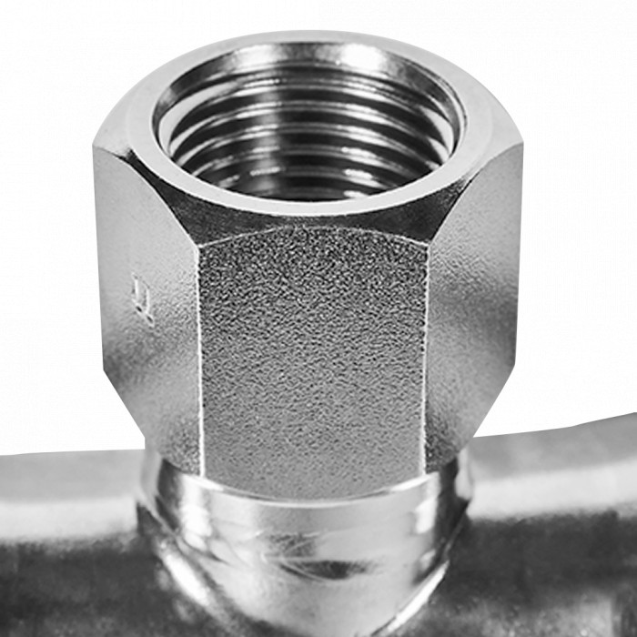 ROMMER RSS-0015-002812 ROMMER Тройник-переходник-ВР, 28х1/2, из нержавеющей стали прессовой