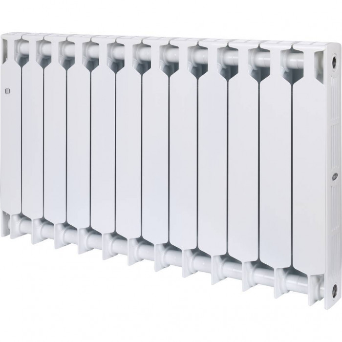 Биметаллический радиатор RIFAR SUPReMO 500, 12 секций, боковое подключение, белый