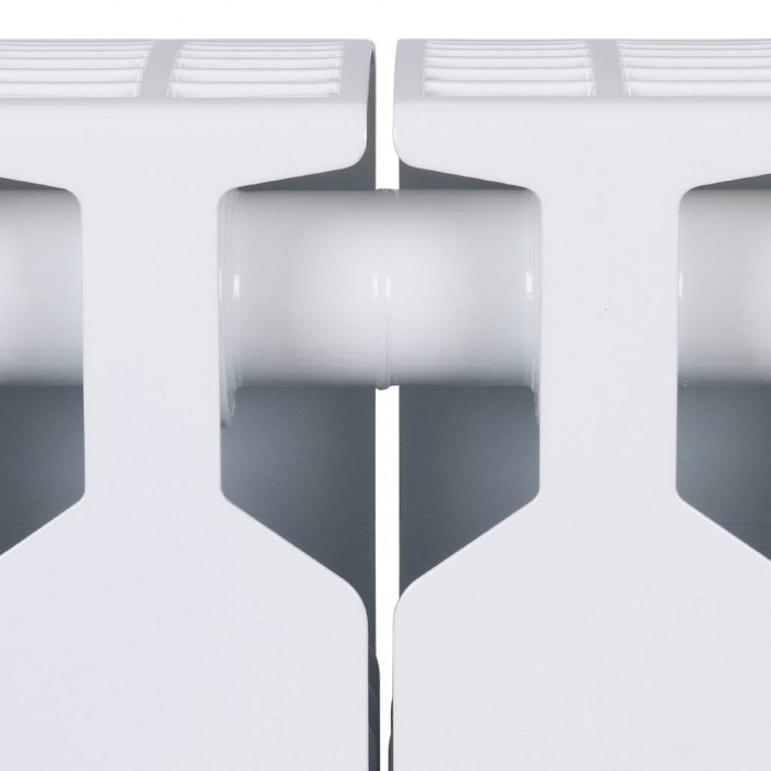 Биметаллический радиатор RIFAR SUPReMO 500, 12 секций, боковое подключение, белый