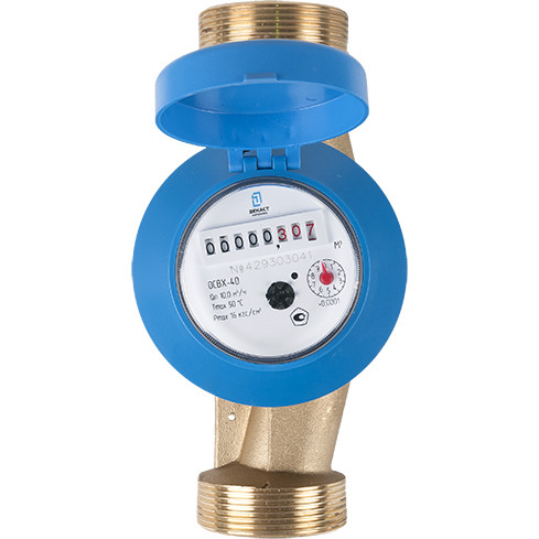 Домовой одноструйный счетчик холодной воды