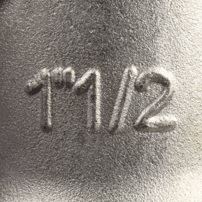 STOUT Угольник с упором НВ никелированный 1 1/2