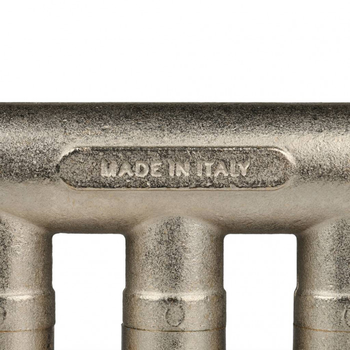 STOUT Коллектор с шаровыми кранами 3/4", 3 отвода 1/2" (синие ручки)