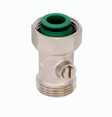 Кран для нижнего подключения прямой, с шаровым затвором MVI 3/4&quot;x3/4&quot;