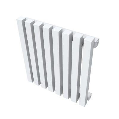 Стальной трубчатый радиатор KZTO (КЗТО) QUADRUM 40 V 300-4 Белый муар, 4 секций, боковое подключение