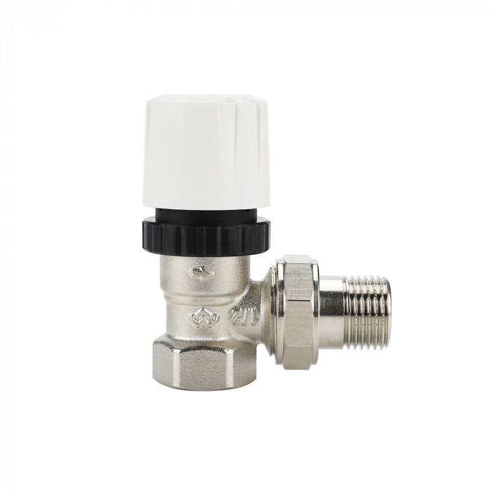 Термостатический клапан (терморегулятор) Varmega VM10401, 1/2", угловой