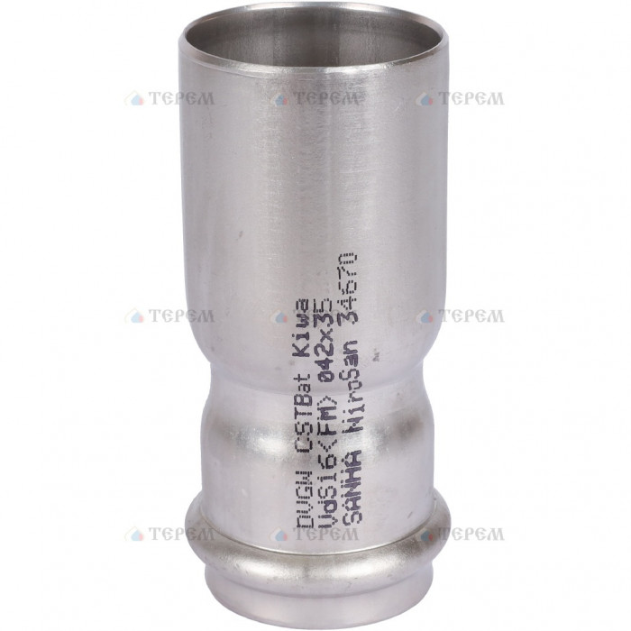 Sanha 9243 пресс-фит. нерж.сталь, ниппель ВПр-НПр, 42ax35