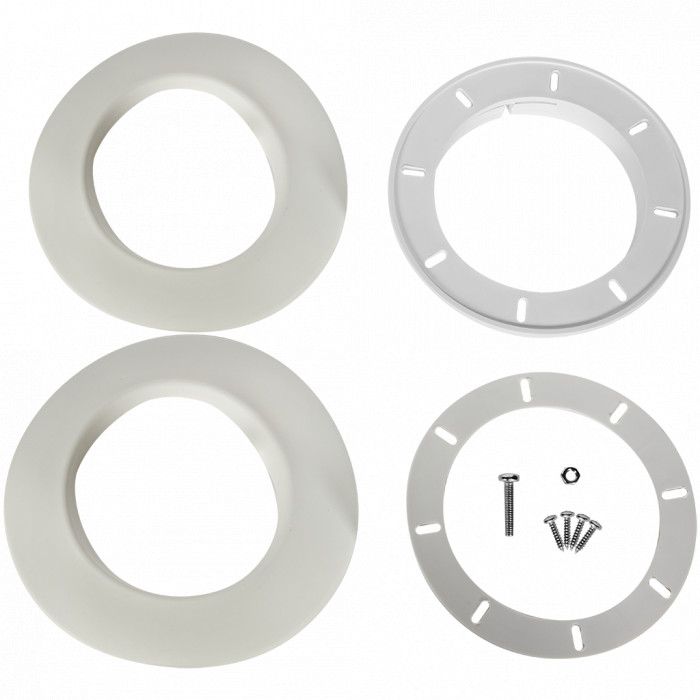 ROMMER RCA-6010-241000 Комплект дымохода АНТИЛЕД 60/100 - 1000мм (Bosch, Buderus, Navien S/C/E, Baxi ECO Nova/Classic, Baltur, Fondital ) в комплекте фланец