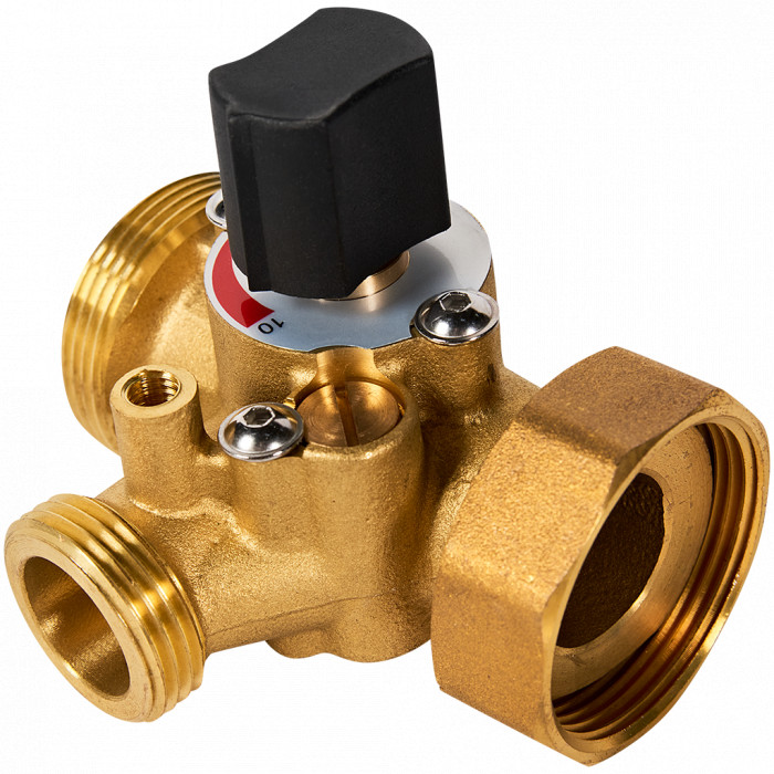 Клапан смесительный 3-ходовой ROMMER для привода для группы RDG-1003, левый