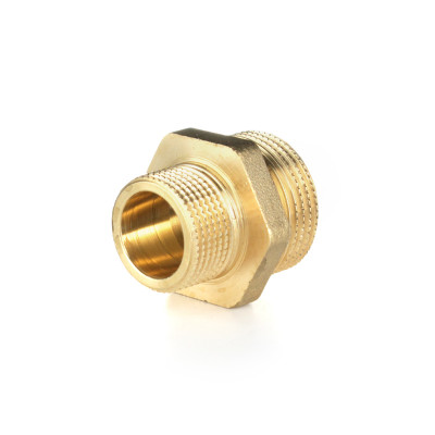 Ниппель переходной, НН 1 1/2&quot;×2&quot;, латунь