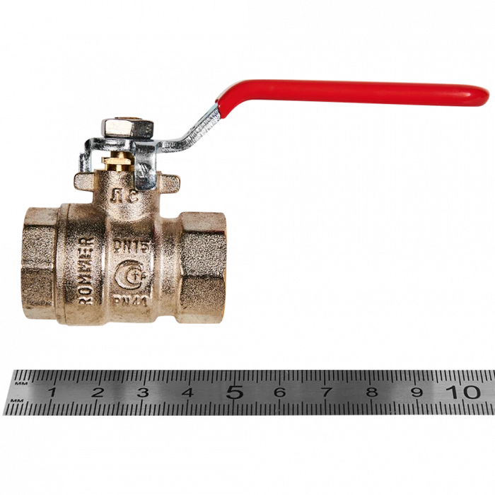 Кран шаровой ROMMER ВР/ВР, ручка рычаг 1/2