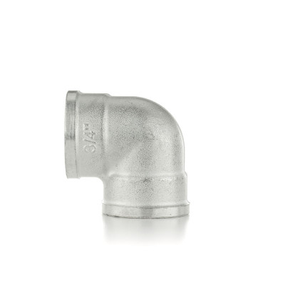 Угольник 90° равнопроходной, ВВ 1/2&quot;, TIN латунь