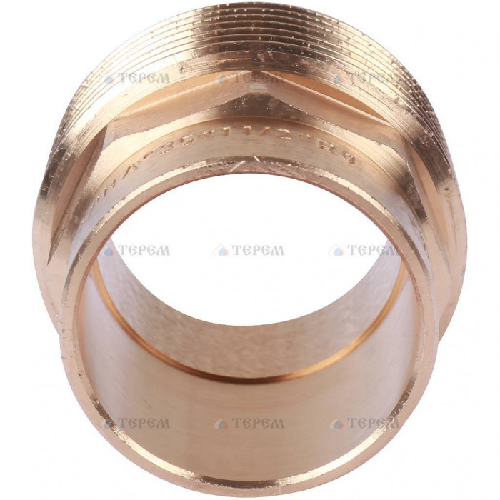 Sanha 4243g переход ВП-НР, бронза35x11/2, для медных труб под пайку