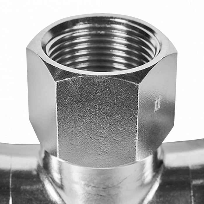 ROMMER RSS-0015-002834 ROMMER Тройник-переходник-ВР, 28х3/4, из нержавеющей стали прессовой