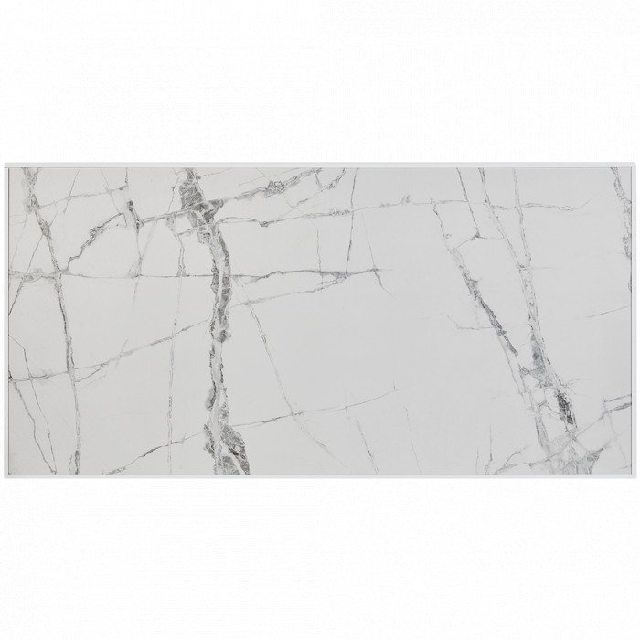 SCT-00WW-012060 STOUT отопительная панель WHITE STONE SCT 120*60 белый гранит / белый корпус