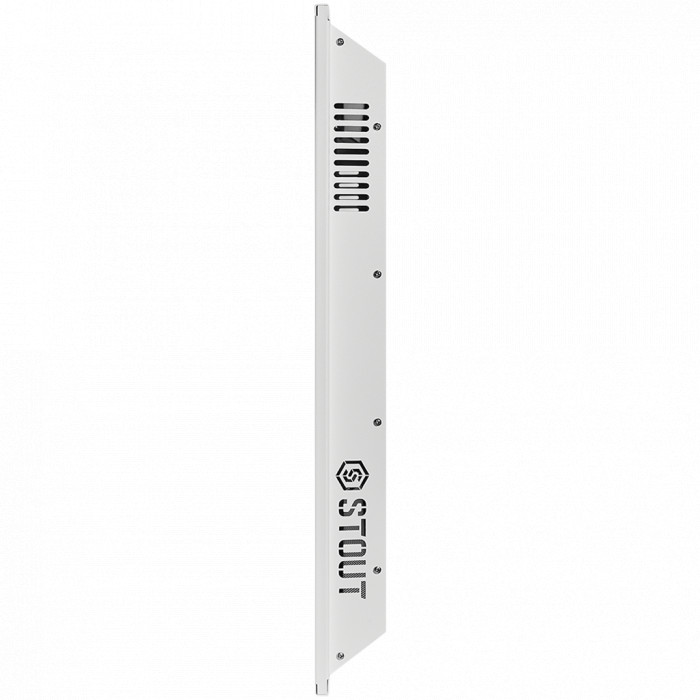 SCT-00WW-012060 STOUT отопительная панель WHITE STONE SCT 120*60 белый гранит / белый корпус