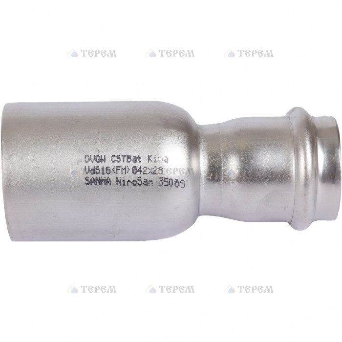 Sanha 9243 пресс-фит. нерж.сталь, ниппель ВПр-НПр, 42ax28