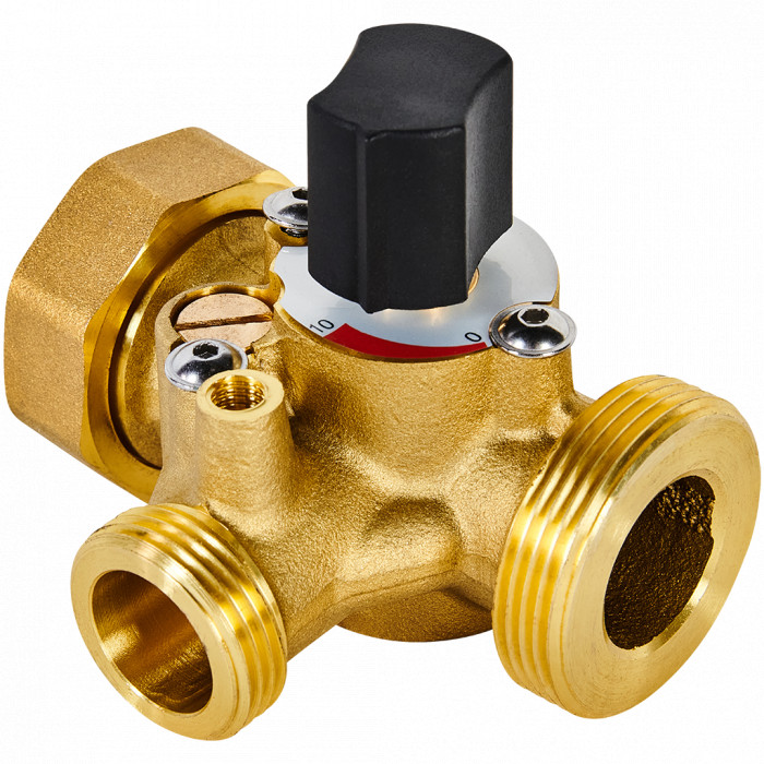 Клапан смесительный 3-ходовой ROMMER для привода для группы RDG-1003, правый