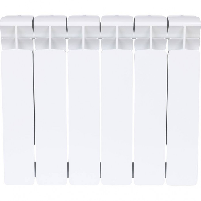 Биметаллический радиатор RIFAR BASE 350, 6 секций, боковое подключение, белый