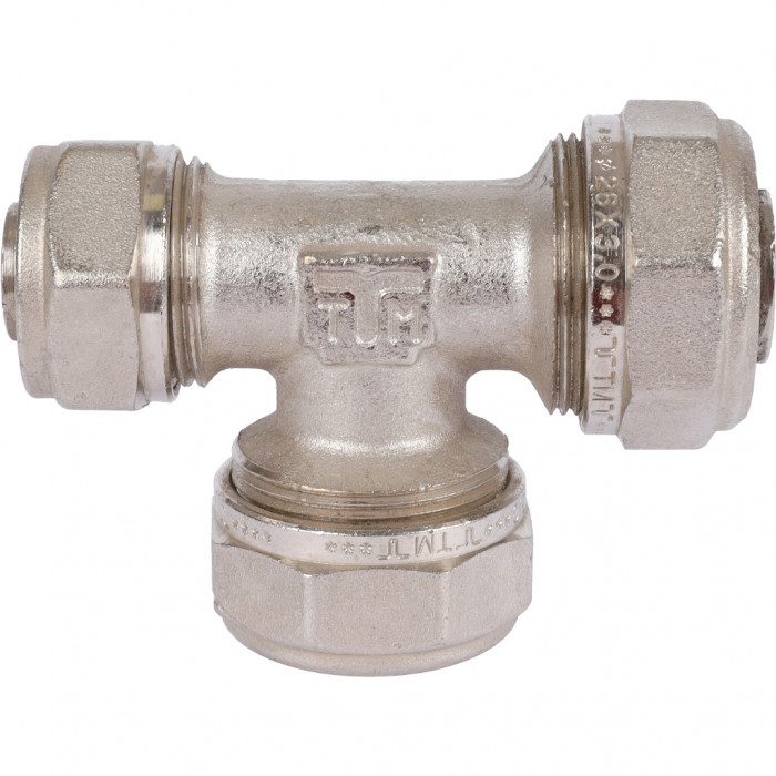 Тройник переходной TIEMME (26.3х26.3х20.2) для металлопластиковых труб винтовой