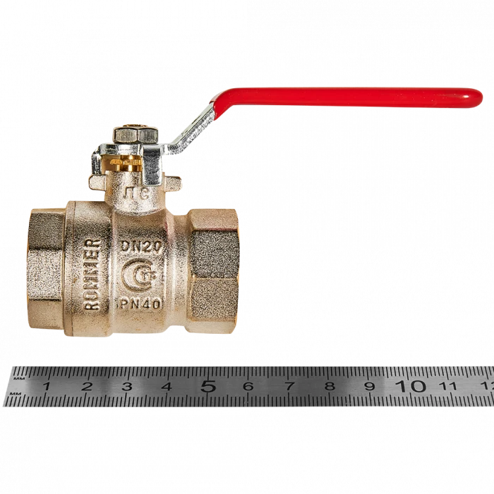 Кран шаровой ROMMER ВР/ВР, ручка рычаг 3/4