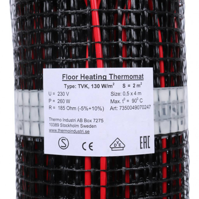 Термомат THERMO ТVK-130 2 м.кв (комплект без регулятора)
