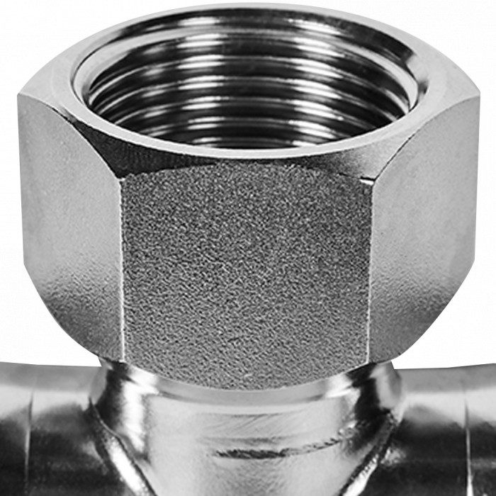 ROMMER RSS-0015-000281 ROMMER Тройник-переходник-ВР, 28х1, из нержавеющей стали прессовой