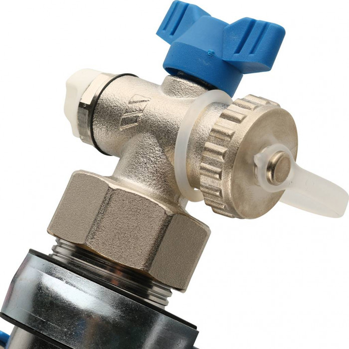 Распределительный коллектор REHAU HKV-D на 8 контуров нержавеющая сталь (12080811002)