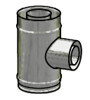 Тройник коаксиальный 100-150 P1 1835 CLV