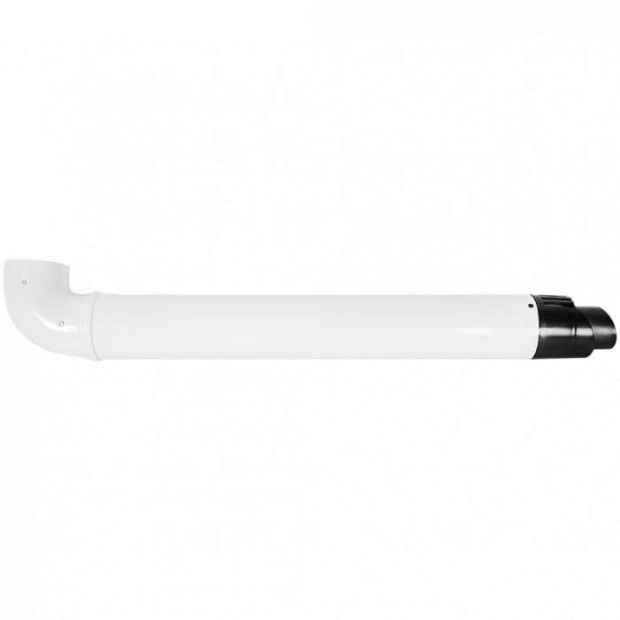 ROMMER RCA-6010-210900 Комплект дымохода СТАНДАРТ 60/100 - 900мм (Baxi (кроме ECO Nova/Classic), Ariston, Vaillant, Viessmann, Kiturami, Mizudo, Beretta, Oasis, Wolf, Haier, Tiberis, DeDietrich, Arderia ) хомут в комплекте + втулка D60 L-50
