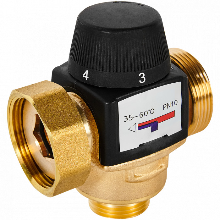 Клапан термостатический ROMMER смесительный для группы RDG-1002