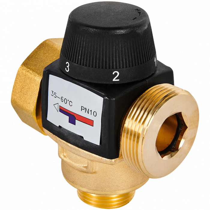 Клапан термостатический ROMMER смесительный для группы RDG-1002