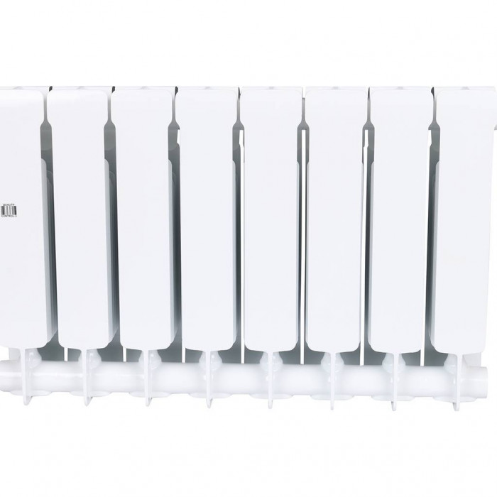 Биметаллический радиатор RIFAR BASE 350, 8 секций, боковое подключение, белый