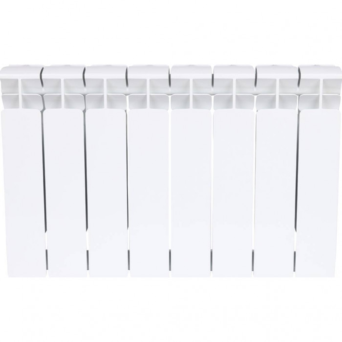 Биметаллический радиатор RIFAR BASE 350, 8 секций, боковое подключение, белый