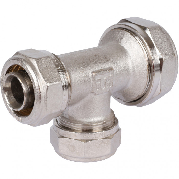 Тройник переходной TIEMME (32.3х26.3х26.3) для металлопластиковых труб винтовой