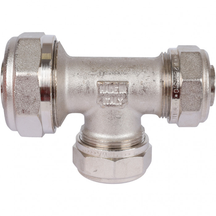 Тройник переходной TIEMME (32.3х26.3х26.3) для металлопластиковых труб винтовой