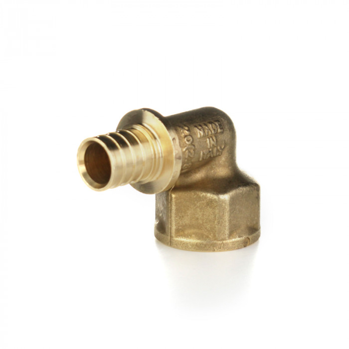 Угольник 90°, Ø 16×3/4" В, латунь