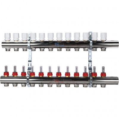 Коллектор в сборе с расходомерами LUXOR CD 477/12