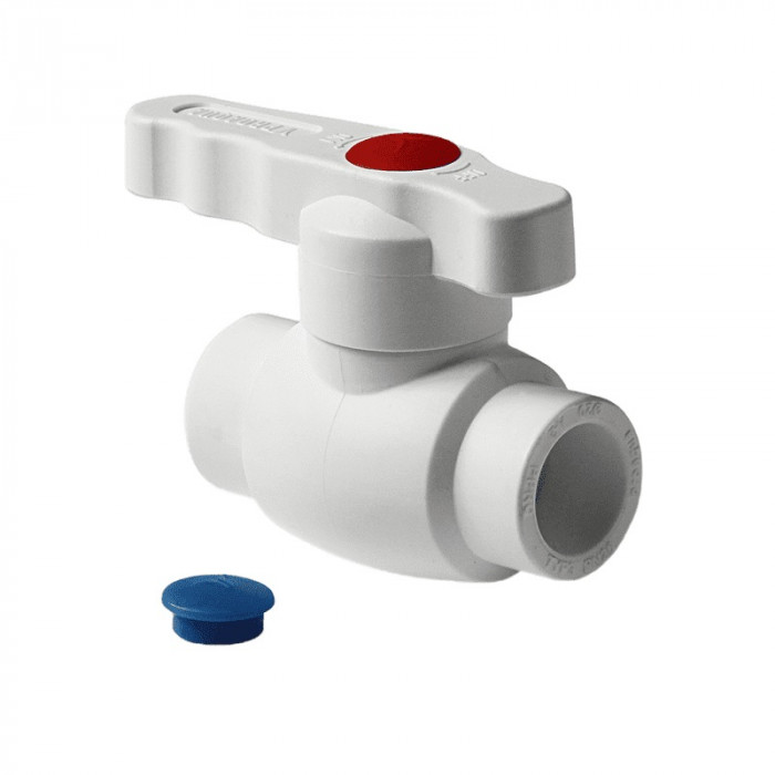 Pro Aqua PA44008 Pro Aqua d= 20 PP-R Шаровой кран Standard Белый