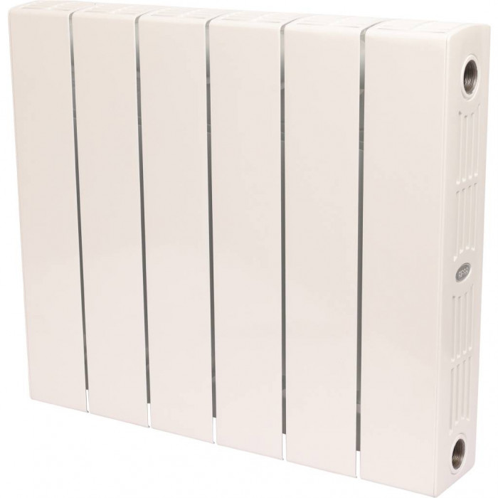 Биметаллический радиатор RIFAR SUPReMO 350, 6 секций, боковое подключение, белый