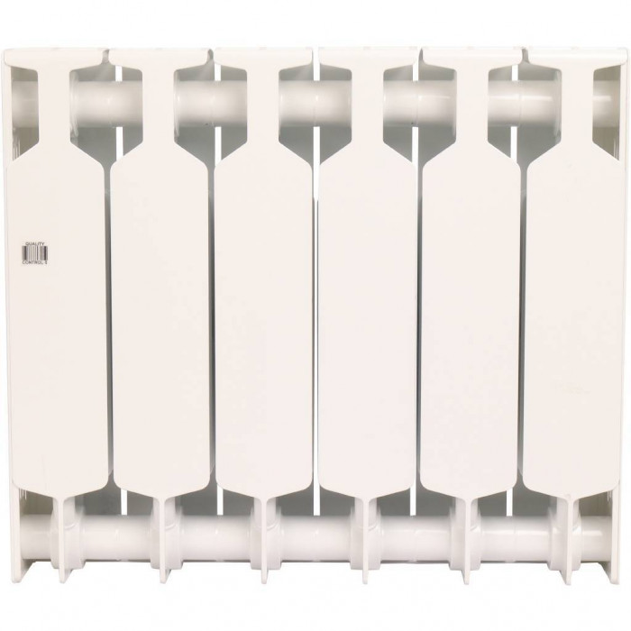 Биметаллический радиатор RIFAR SUPReMO 350, 6 секций, боковое подключение, белый