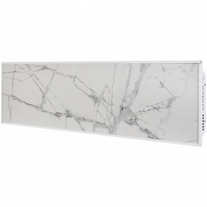 SCT-00WW-012030 STOUT отопительная панель WHITE STONE SCT 120*30 белый гранит / белый корпус