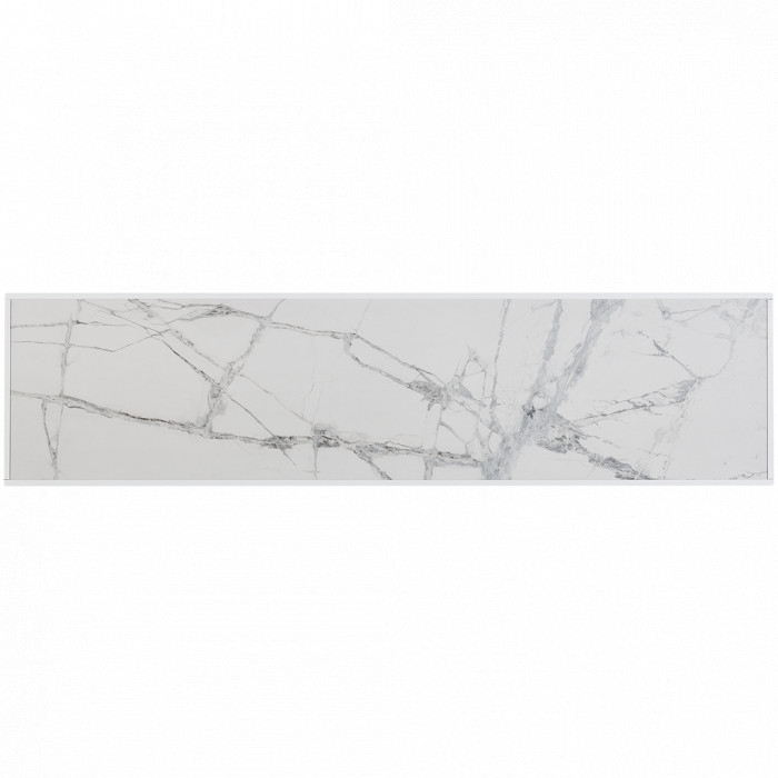 SCT-00WW-012030 STOUT отопительная панель WHITE STONE SCT 120*30 белый гранит / белый корпус