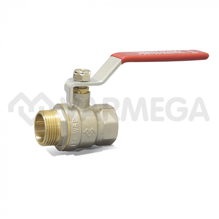Кран шаровый Varmega Classico VM00203 1" НР-ВР, полнопроходной, ручка-рычаг