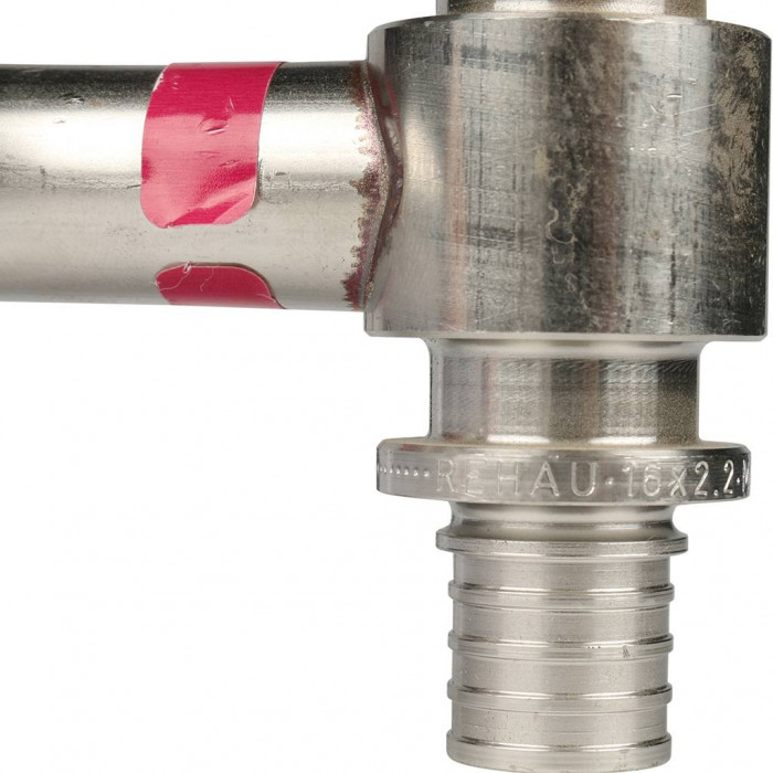 Трубка Т-образная REHAU RAUTITAN 16/250 для подключения к отопительному прибору