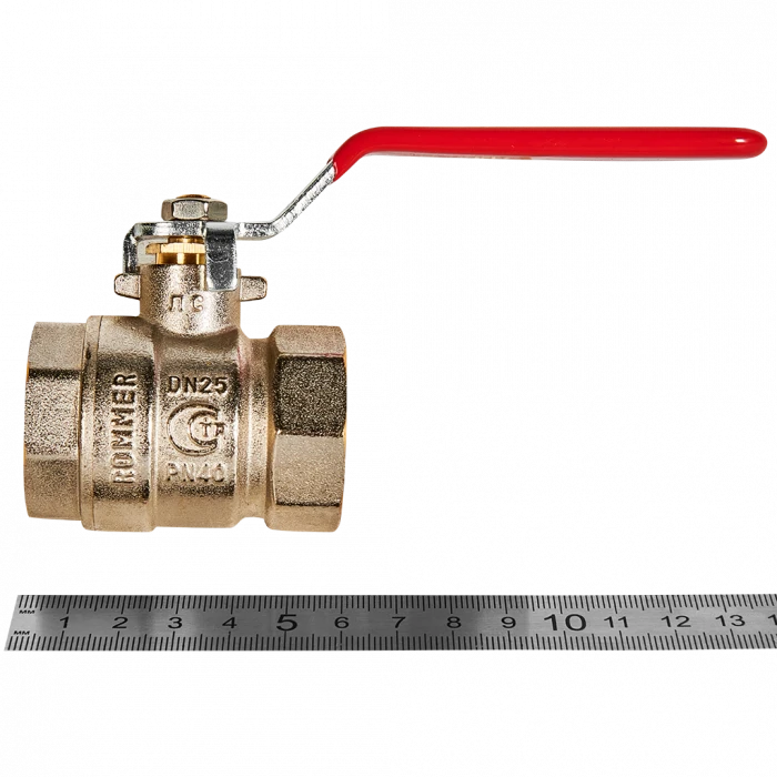 Кран шаровой ROMMER ВР/ВР, ручка рычаг 1